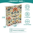 thumbnail image 3 of FORMRS 3 Ring Binder 1.5 inch with Pockets Set of 2 Clip Board 200 Sheets Capacity, Beige Floral, 3 of 8