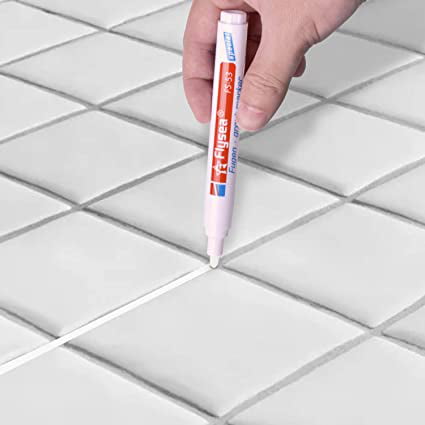2 Grout Restoring Marker White Repair Tile Floor Wall Pen Home Decor Non Toxic