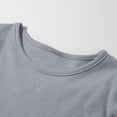 thumbnail image 4 of Children Boy Girl Loose Fit Tops Crewneck Blouses for Kid Short Puff Sleeve Casual Plain Fall Summer Shirt 2026 Soft Comfy Clothing Country Concert Y2K 11 Year, 4 of 9