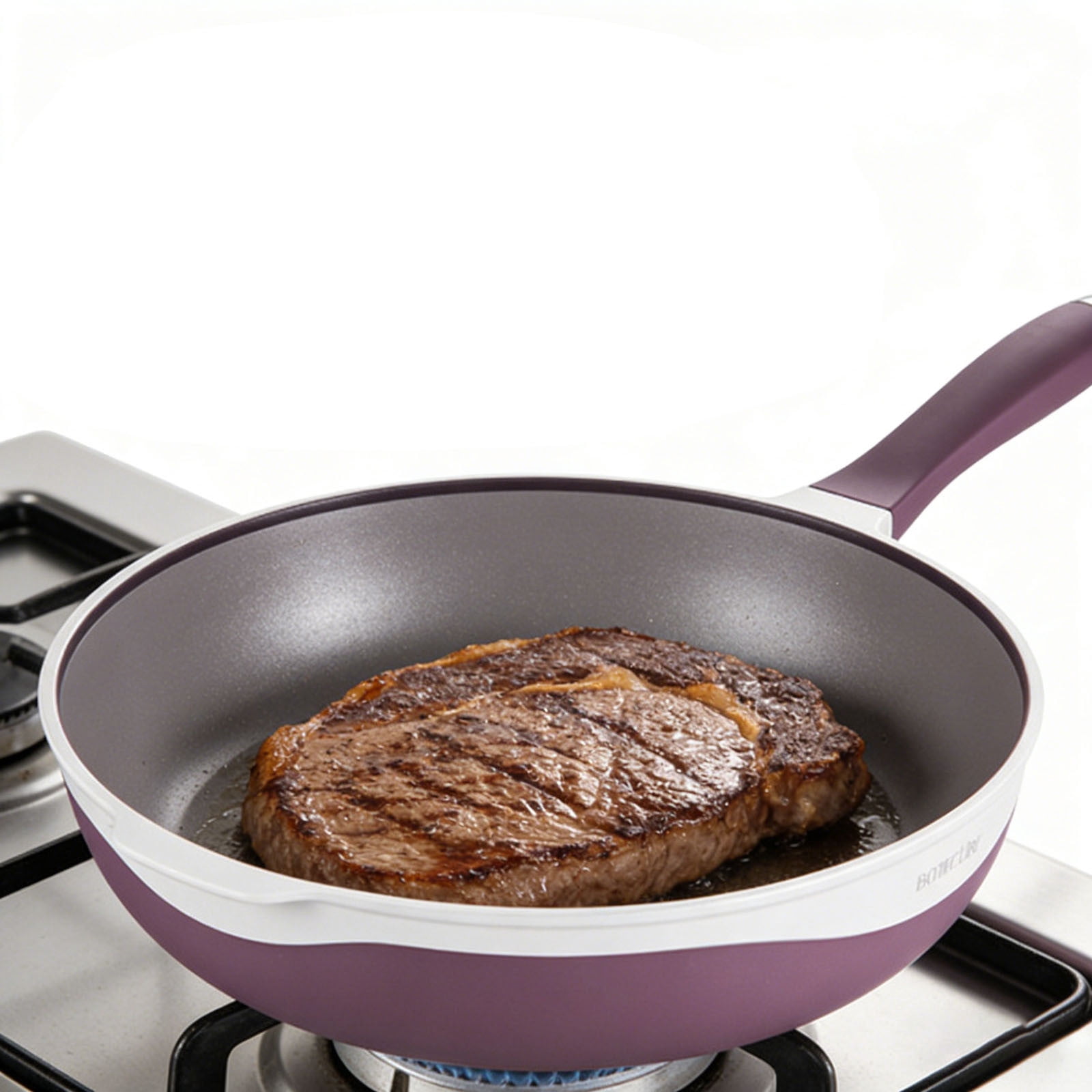 Alloy Non Stick Pan With Lid Steaming Purpose Deep Frying Pan Pan Cooking Non Stick Pan For Cooking Cooking Utensils