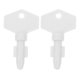 thumbnail image 1 of 2 Pcs Replacement Key for Paper Towel Dispensers Commercial Dispensers Key Bathroom Tissue Holders Key Replacement Paper Towel Dispenser Key, 1 of 4