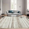 thumbnail image 5 of Toyoso 9x12 Area Rug Living Room Rugs - Washable Large Soft Neutral Boho Moroccan Bohemian Farmhouse Rug Indoor Floor Carpet for Bedroom Under Dining Table Home Office Decor - Cream Brown, 5 of 8
