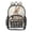 Brown Rabbit and Oastel Easter Eggs, variant on PVC Transparent Backpacks Clear Backpack for Travel and Outings Brown Rabbit and Oastel Easter Eggs