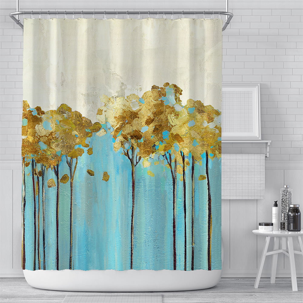 71" x 71" New Modern Waterproof PEVA Bathroom Shower Curtains 180 x 180 cm 