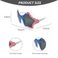 thumbnail image 2 of Gafas de sol con bandera estadounidense a granel, gafas de sol estilo retro para hombres y mujeres, suministros para fiestas del Día de la Independencia, decoración con forma de estrella, 2 of 6