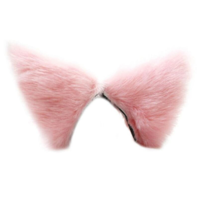 Night Party Club Ball Wearing Deacorate Cat Fox Fur Ear Pattern Hair Clip PI