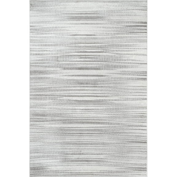 nuLOOM Kiley Faded Serene Stripes Area Rug, 8' 10" x 12', Grey