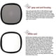 thumbnail image 2 of Grey/White Balance Card 18% Gray DSLR Camera Custom Calibr Board 12, 2 of 5