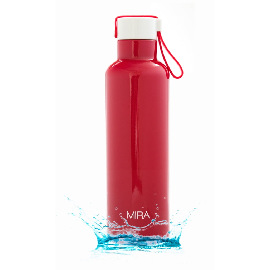 MIRA Vacuum Insulated Travel Water Bottle | Leak-proof Double Walled Stainless Steel Sports Water Bottle | Easy Carry... by MIRA Brands