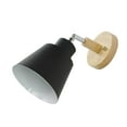 thumbnail image 3 of Decoderay Bedside Wall Lamp Black Aluminum Adjustable Arm E27 Light Fixture, 3 of 4