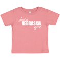 thumbnail image 3 of Inktastic Just a Nebraska Girl Born and Raised Girls Baby T-Shirt, 3 of 5