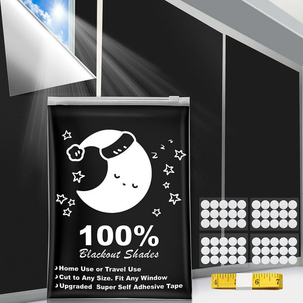 Cortinas opacas portátiles Blackout Shades SUSNID 157 x 57 cm