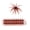 C-Lobster Red, variant on Creature Bait Dice Baits for Bass Fishing,1.5/2.7/3.5/4.3/5.1 inches Fuzzy Dice Fishing Lures with Rubber Legs, Soft Plastic Tumbleweed Fishing Lure for Freshwater
