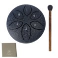 thumbnail image 1 of Instrumentos Percusión Tambor Acero 3 Pulgadas 6 Notas (oscuras) Azul, 1 of 9