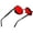 Red, variant on Polarized Steampunk Sunglasses, Round Lennon Shades for Outdoor Activities, Fashion Cool Eyewear
