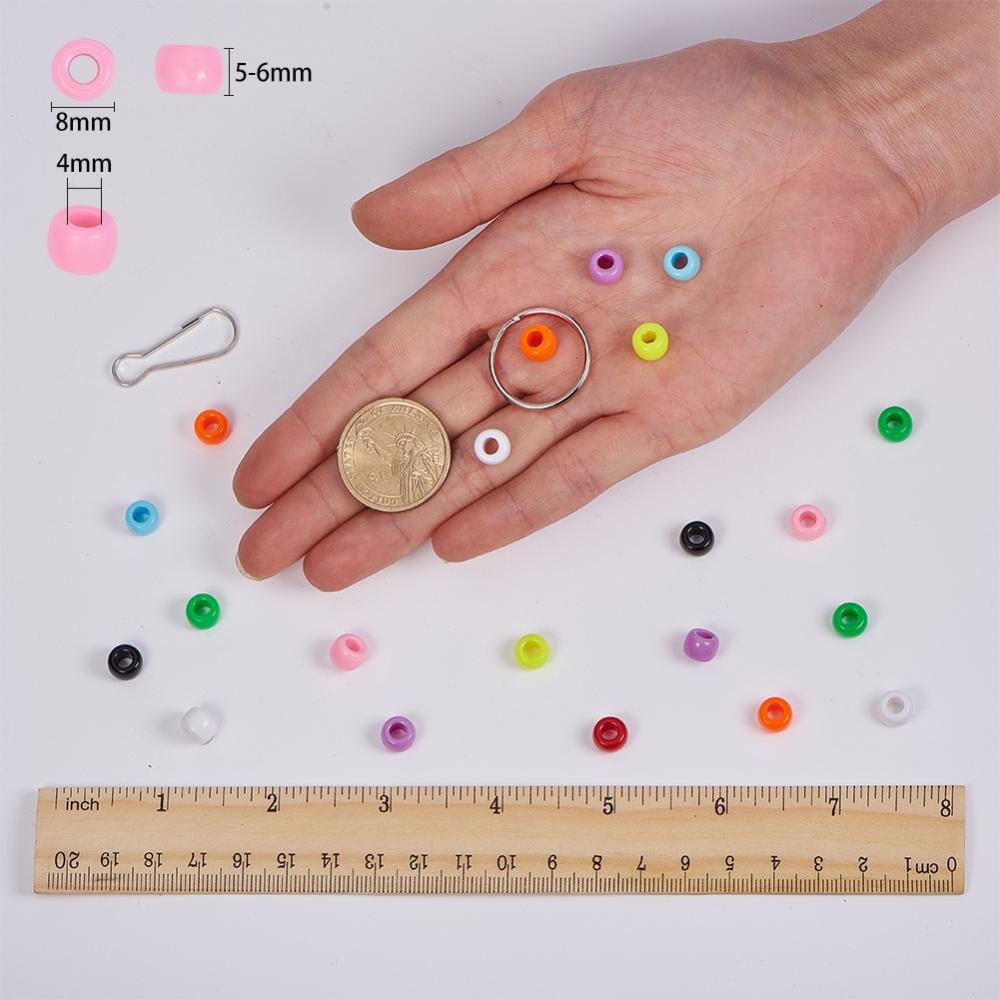 SUNNYCLUE 1 scatola Fai Da Te 10 set Kit di Perline Pony Kit di Perline Pony