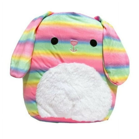 Squishmallows Easter Squad A 16" Danya the Rainbow Bunny Plush Doll Super Soft