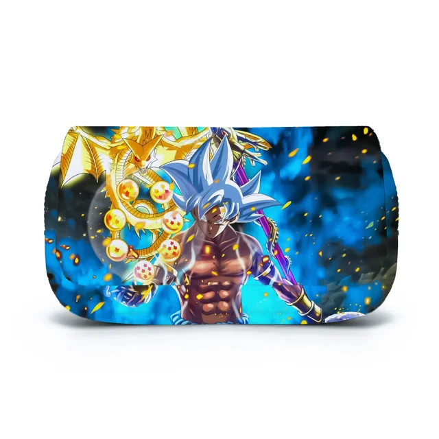 Estuches para lápices de Dragon Ball Goku, estuches para lápices de regreso a la escuela, bolsa de almacenamiento de papelería de dibujos animados, bolsas para bolígrafos de Vegeta, regalo para niños