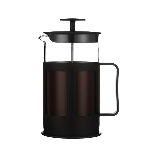 Mistaha French Press Coffee Maker Heat Resistant Glass Coffee Pot for Home Office Coffee Press with 4 Filters Tea Maker, 350ml