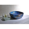 thumbnail image 3 of Anzzi LS-AZ253 5.7 x 16.7 x 16.7 in. Marbled Series Ceramic Vessel Sink, Marbled Tulip, 3 of 3