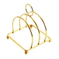 thumbnail image 2 of DOLITY Stainless Steel Toast Rack Compact Countertop Household Serving 3 Slice Slot gold, 2 of 9