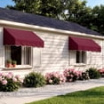 thumbnail image 7 of Ktaxon 4' Window Door Awning, Awnings for Doorways, Sun Shade Canopy Outdoor Patio Cover, Wine Red, 7 of 7