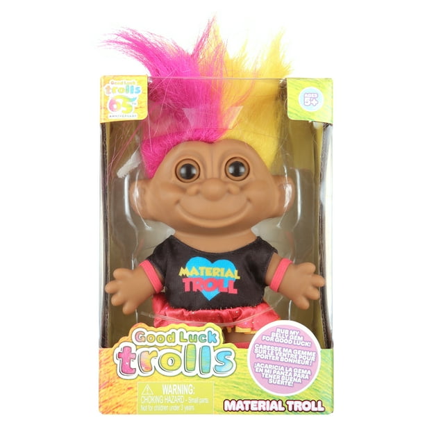 Good Luck Trolls - Single Doll Pack MATERIAL TROLL - Walmart