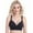 Black, variant on Women's Full Support Comfort Plus Size Cotton Maternity Nursing Bra