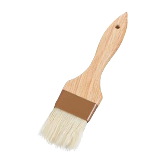 3 Sizes Natural Bristle Basting Brush with Wooden Handle,Dishwasher Safe,Heat-resistant & Safe Basting Brush ,for Cooking, BBQ, Baking,for Egg Wash, Butter,Marinade, Sauce,C