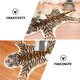 thumbnail image 5 of Cojín de suelo con estampado de tigre, antideslizante, para el hogar, decorativo, con diseño de tigre, 5 of 8