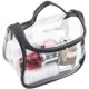 thumbnail image 2 of Bolsa de cosméticos transparente resistente al agua, organizador de artículos de tocador de maquillaje de viaje transparente (rosa) Ormromra WMXL-329, 2 of 7