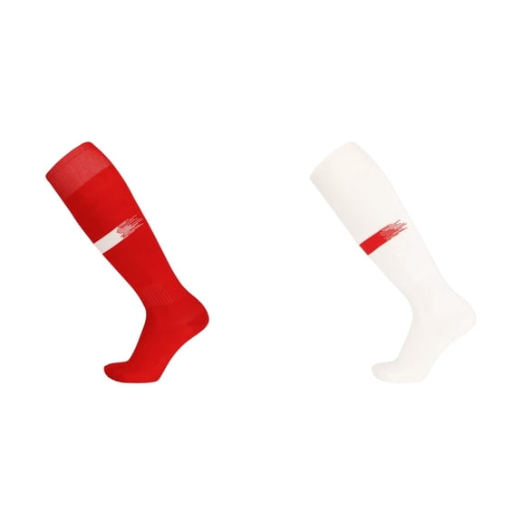 XEGLSBU 2 Pack Socks for Men Crew Black Thin over The Knee Football Socks Long Tube Athletic Sports Crew for Male (One Size)