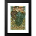 thumbnail image 2 of Alphonse Mucha 13x18 Black Modern Framed Museum Art Print Titled - Untitled (1902), 2 of 5