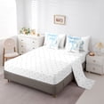 thumbnail image 5 of Erosebridal Blue Bowknot Bedding Comforter Set for Girls, Monogrammed Q Full Bedding Set, Reversible 7-Piece, 5 of 6