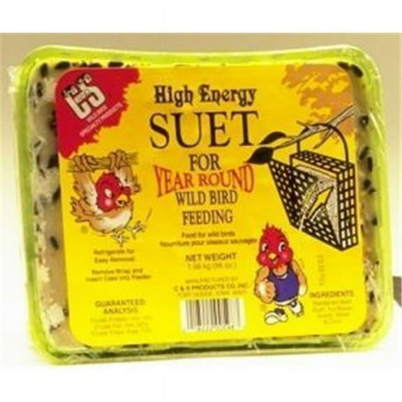C & S Products High Energy Suet 3.5 Pounds - CS06598