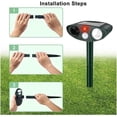 thumbnail image 3 of Ultrasonic Cat Repellent, Solar-Powered Outdoor Waterproof Animal Repeller with Motion Sensor for Cats and Dogs, 3 of 5
