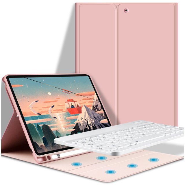 Funda de teclado para iPad Air 4/5 de 10,9 pulgadas con teclado español
