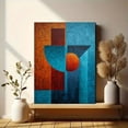 thumbnail image 6 of Abstract Geometric Texture Canvas Print, Wall Art for Living Room Bedroom Office Hallway Dining Room Studio, 6 of 8