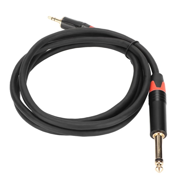 Adaptador De 3,5 Mm A 6,5 mm, Plug And Play Duradero Cable Adaptador Macho De 3,5 Mm A Macho De 6,5 Mm 4,9 Pies De Baja Pérdida Para Guitarras Para Equipos De Cine En Casa