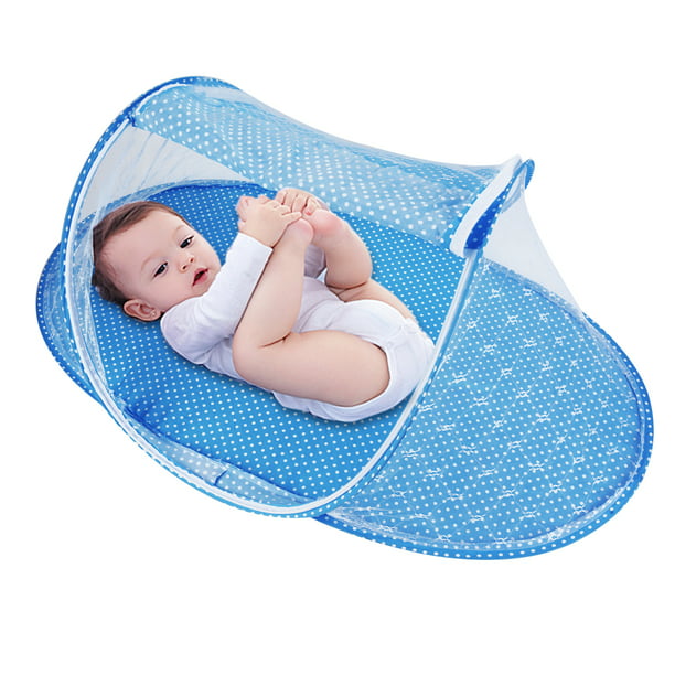 Kalmte magneet mouw Travel Baby Tent Portable Foldable Pop-up Mosquito Net Play Tent Baby Bed -  Walmart.com