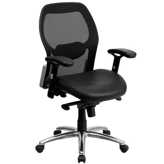 UrbanPro Mid-Back Super Mesh Office Chair in Black