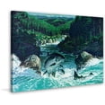 thumbnail image 2 of Marmont Hill "Spring Salmon" Painting Print on Wrapped Canvas, 2 of 7