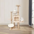 thumbnail image 6 of Sturdy Large Cat Tree Tower Activity Center Playing House Condo Rest Cat 60" H, 6 of 15