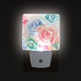 thumbnail image 3 of LED Sensor Night Light Dusk to Dawn Auto ON & Off, Plug-in Roses Pattern, 3 of 7