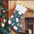thumbnail image 5 of GZHJMY Palm Tree Rabbit Snow Christmas Stockings 1PCS, Large Xmas Stockings Gift Decorations and Party Supplies,Used for Fireplace Decoration Socks Christmas Tree Decoration, 5 of 7