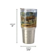 thumbnail image 7 of Rivers Edge Products 24 Oz Insulated Tumbler, Leak Proof Stainless Steel Tumbler With Lid, Spill Proof Tea, Soda, Cocktail, or Coffee Tumbler, To-Go Portable Travel Cup, Deer, 7 of 7