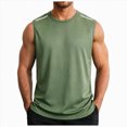 thumbnail image 3 of UAYOTSE Men's Quick Drying Mesh Thin Breathable Sweat Wicking Loose Fitting Sports Tank Top,Sizes XS, 3 of 9