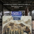 thumbnail image 3 of High Precision Body Weight Scale Smart Bathroom Scales with Large LCD Display(400lbs),Decorative for Bedroom-Bear In The Mountains Background, 3 of 4