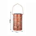 thumbnail image 3 of Colorful Sunflower Glow Solar Garden Lantern, LED Solar Lantern Outdoor Waterproof Hanging Light, Garden Decor Gifts for Women, Mom Birthday Gifts for Patio Yard Backyard, 3 of 8