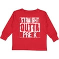 thumbnail image 3 of Inktastic Straight Outta Pre-K Boys or Girls Long Sleeve Toddler T-Shirt, 3 of 5